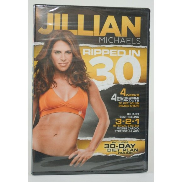Lot of 3 New Jillian Michaels DVDs Banish Fat, Ripped in 30, Shred It w/ Weight - Picture 3 of 9